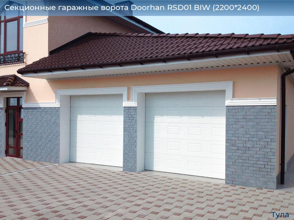 Секционные гаражные ворота Doorhan RSD01 BIW (2200*2400), tula.doorhan.ru