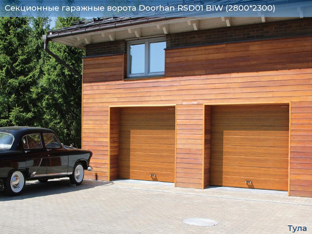 Секционные гаражные ворота Doorhan RSD01 BIW (2800*2300), tula.doorhan.ru
